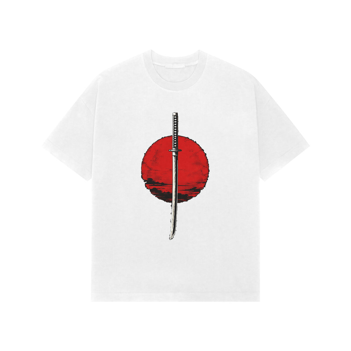 Rising Sun Katana Oversized Tee
